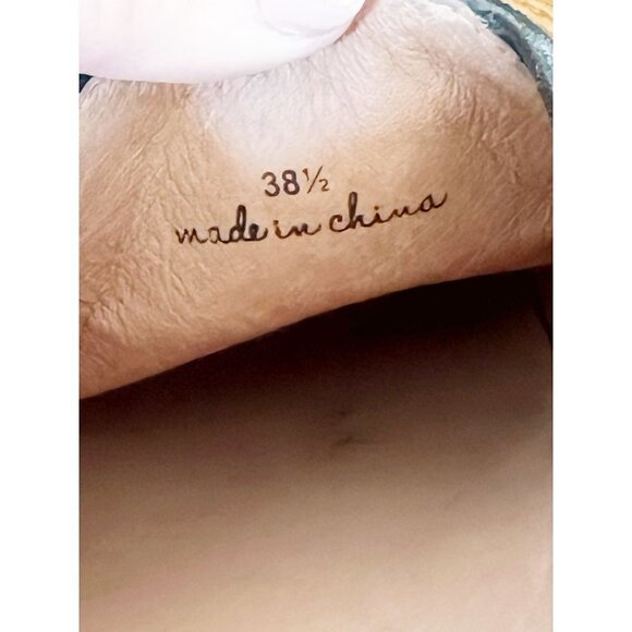 Joie Python Sneakers/Loafers Leather Stamped sz(7.5) - Picture 11 of 13